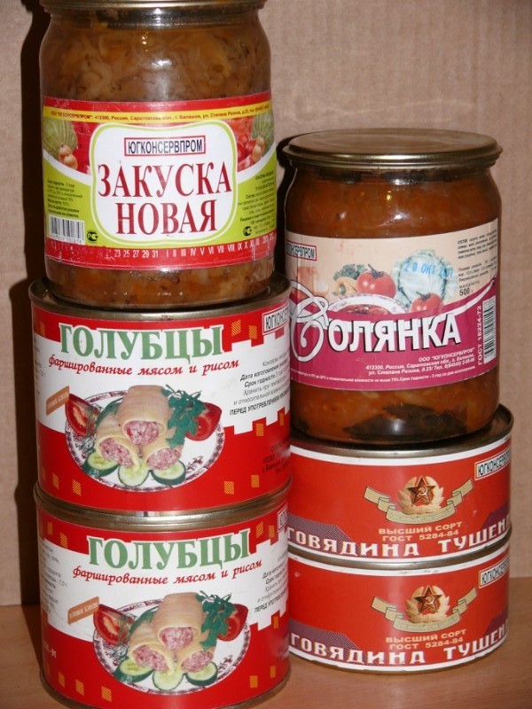 Тушенка гост