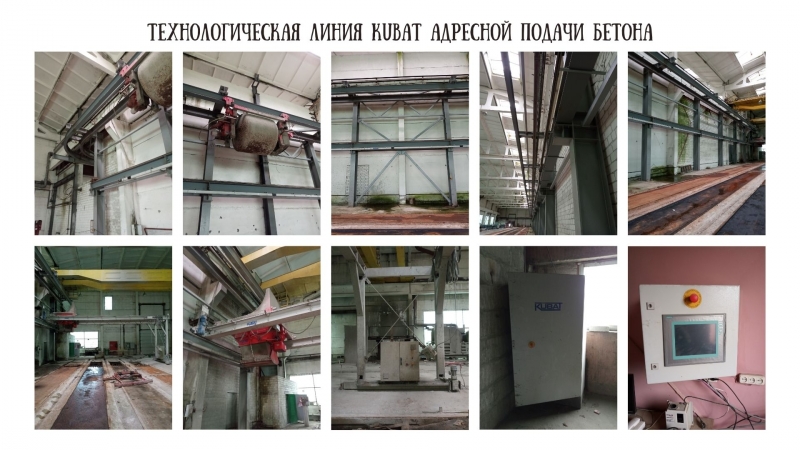 Технологическая линия KUBAT адресной подачи бетона