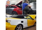 Защитная оклейка кузова авто антигравийной плнкой, автовинил, винилография